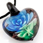 970 .. Murano Käsityö Lampwork Taidelasi .. Kaulakoru - pikkukuva 4
