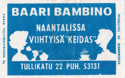 Naantali. Baari Bambino , viihtyisä keidas   b531