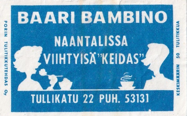 Naantali. Baari Bambino , viihtyisä keidas   b531