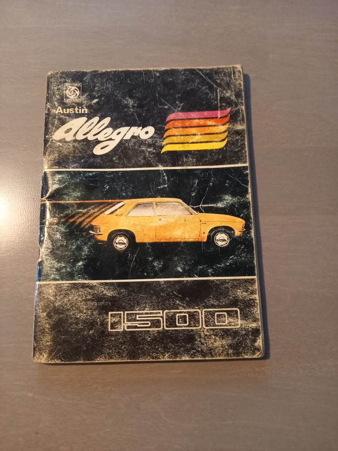 Omistajan käsikirja Austin Allegro 1500