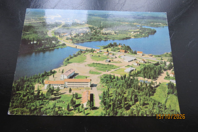 RANUA ILMAKUVA 1970 KULKENUT KORTTI