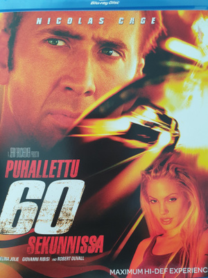 Puhallettu 60 sekunnissa  BLU-RAY