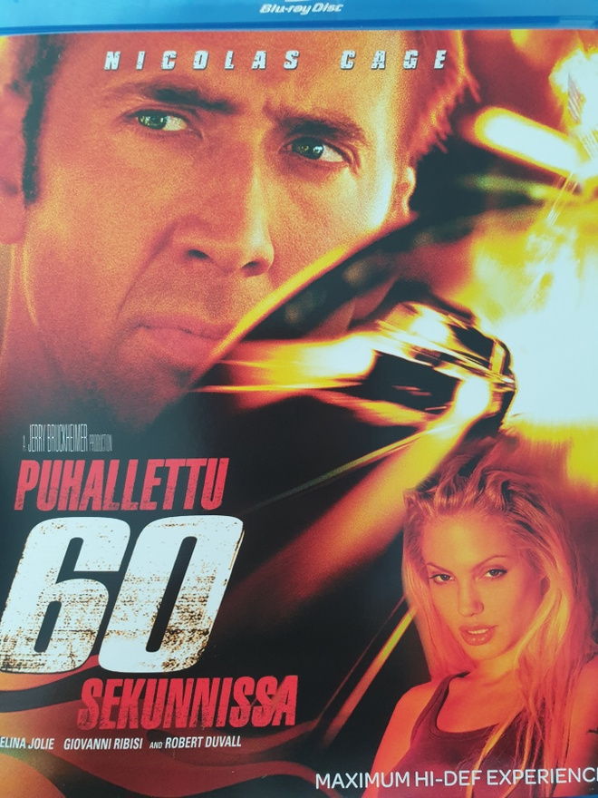 Puhallettu 60 sekunnissa  BLU-RAY