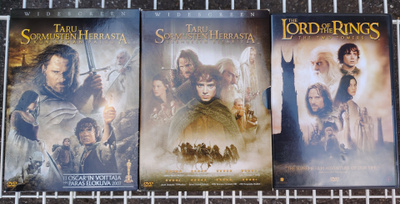 Taru sormusten herrasta DVD-levyt