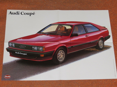 1981 Audi Coupe esite - KUIN UUSI