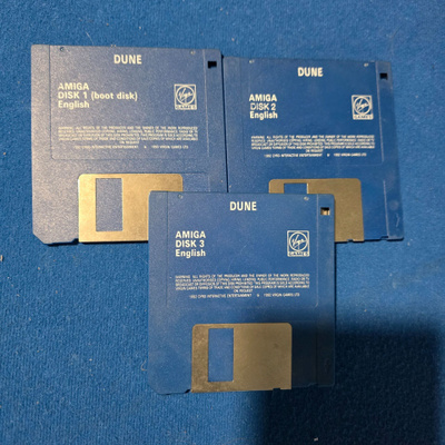 Amiga Dune alkuperäislevyt