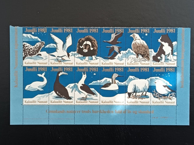 Grönlanti Joulumerkit 1981