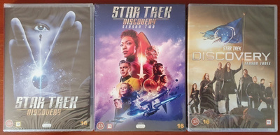 Star Trek Discovery kaudet 1- 5 - Dvd boxit 2 Star elokuvaa
