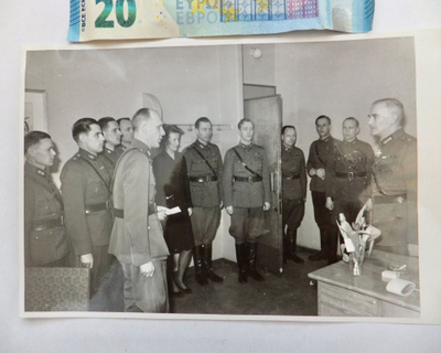 VANHA Valokuva Kenraali Nenonen ym 1943