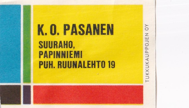 Suuraho, Papinniemi. K. O. Pasanen .b480