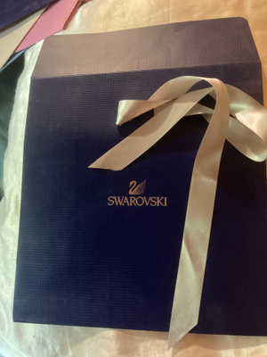 Swarovski paperikassi tummansininen (vanhempi malli)