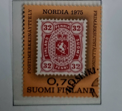 LaPe 762 - NORDIA 1975 - postimerkkinäyttely - o