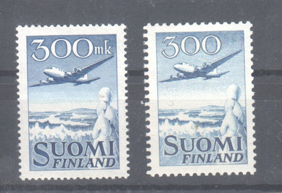 300 mk lentokoneet M30 ja M 54 postituoreena.