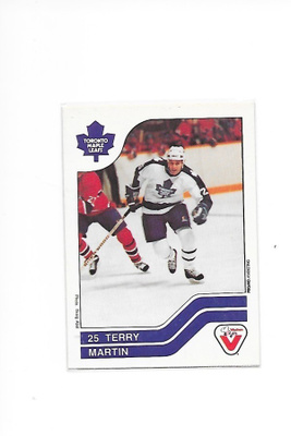 1983 Vachon #92 Terry Martin Toronto Maple Leafs
