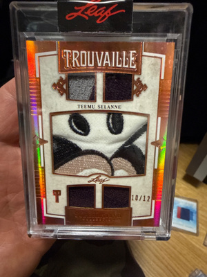 2020-21 Superlative Collection Trouvaille Patch /12 Selänne