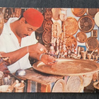 Souk of TUNIS: an engraver of copper, kulkematon postikortti - pikkukuva 1