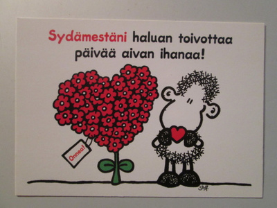 KULKEMATON ONNITTELUKORTTI KARTO
