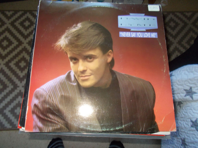12" VINYYLI MAXI SINKKU DAVID LYME ** NEVER SAY YOU LOVE ME