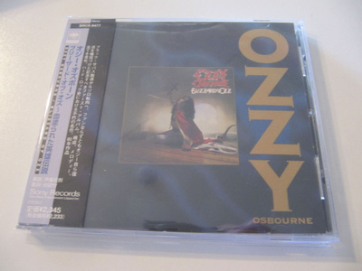 Ozzy Osbourne Blizzard Of Ozz Japanilainen CD OBI