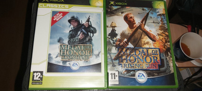 X-BOX Original - 4 kpl Sotapelejä ( 2 ) + 2 BONUS peliä 0€