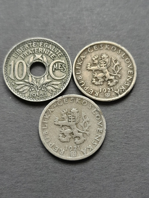 kolikkosetti 1921, 3kpl