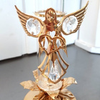 AUSTRIAN CRYSTAL ENKELI YHDEN KUKAN MALJAKKO /KYNTTILÄNJALKA - pikkukuva 1