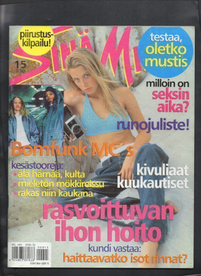 Sinä & Minä n:o 15 2000 Älä härnää kulta. Suutari. Testaa.