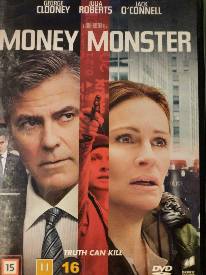 MONEY MONSTER DVD UUSI