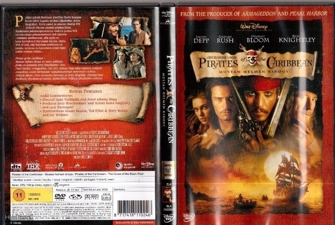 PIRATES THE CARIBBEAN MUSTAN HELMEN KIROUS