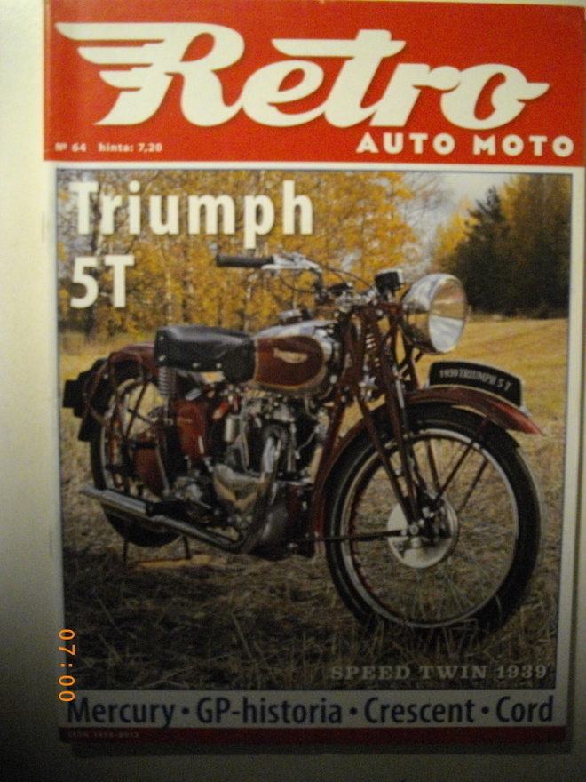 Retro auto moto lehti Nro 64/2009 (26.2)