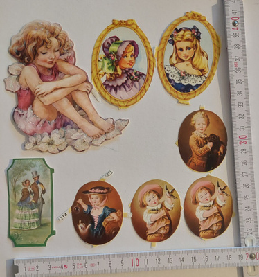 Kiiltokuva setti nro 27. VINTAGE AJAN MUOTOKUVA