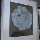 Ina Colliander, puupiirros "MARTTYYRISARJA 1" 1964 - pikkukuva 1