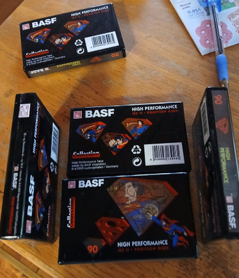 BASF Superman Collection C-90 (8 kpl)