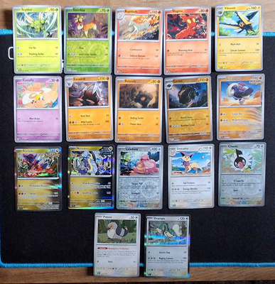 Pokemon kortit 17kpl (#72 Temporal Forces)