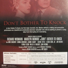 DON`T BOTHER TO KNOCK DVD - pikkukuva 2