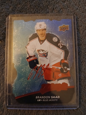 Brandon Saad - UD electric script / Columbus Blue Jackets