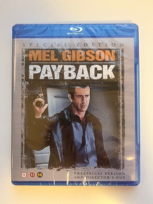 Payback (Blu-ray) Mel Gibson (1999) UUSI