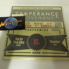 THE TEMPERANCE MOVEMENT - UP IN THE SKY/TENDER UUSI SS 7" - pikkukuva 1