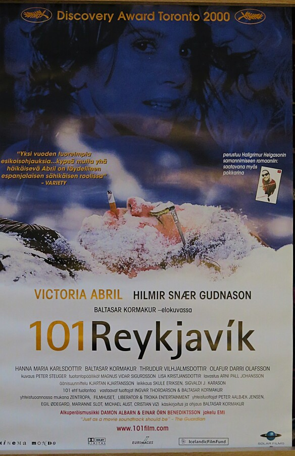 ELOKUVAJULISTE / Kormakur: 101 Reykjavik (2000)