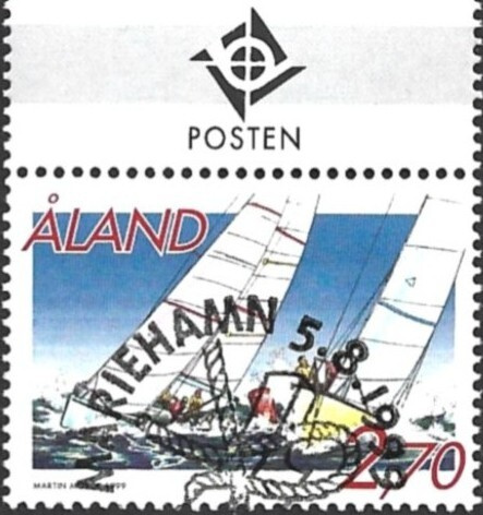 Ål 1999 Matchrace sailing 2,70 välilöpari logo EPL LaPe 158