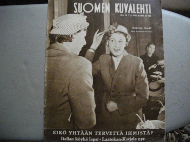 Suomen Kuvalehti Nro 18/1955 (15.3)