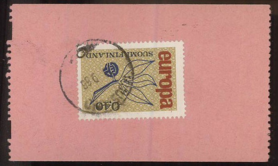 1965 Eurooppa postiautoaseman säilytyskuitilla