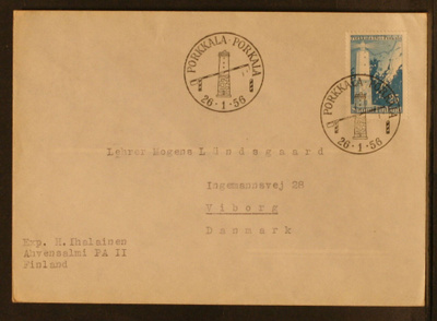 # 23354 # Porkkala FDC > Tanska - 1956