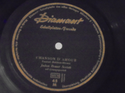 7" Jochen Brauer Sextett - Chanson D'amour - flexi single EX