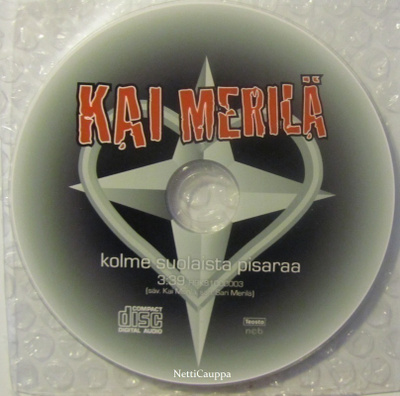 Kai Merilä • Kolme suolaista pisaraa CD-Single