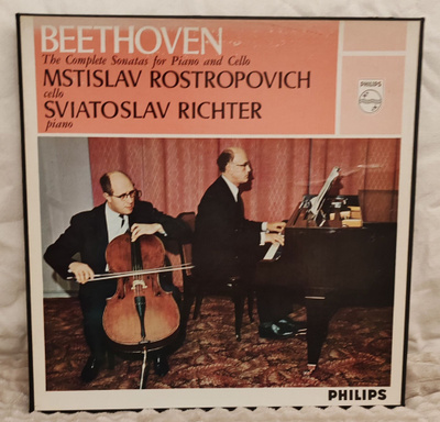Beethoven, Mstislav Rostropowitsh, Svjatoslav Richter 2 x lp