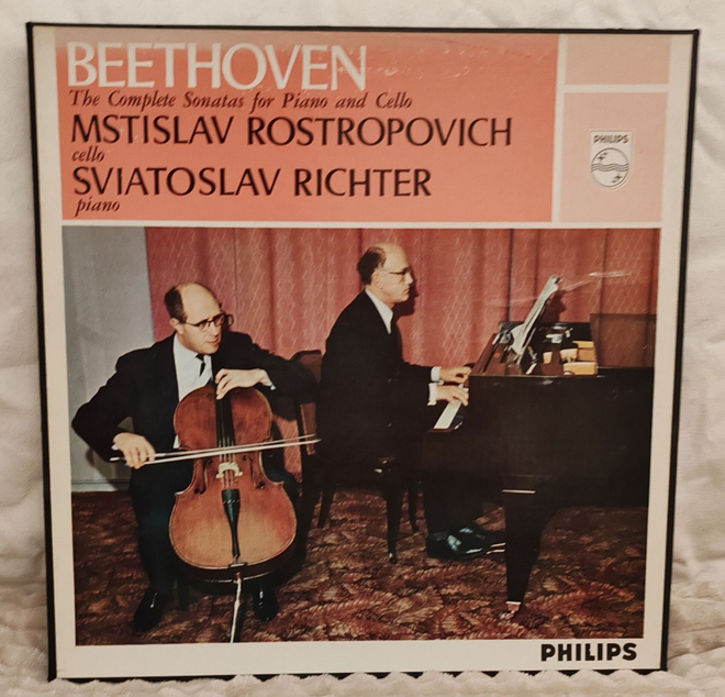 Beethoven, Mstislav Rostropowitsh, Svjatoslav Richter 2 x lp