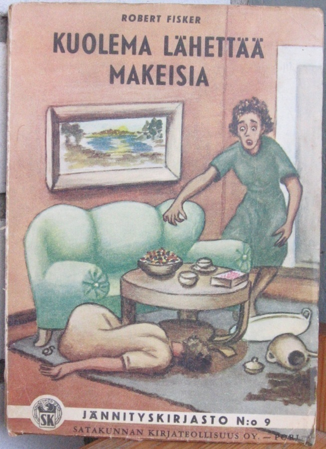 Robert Fisker: Kuolema lähettää makeisia. 99 s.