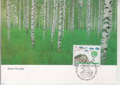 Maksimikortti 1992 itsenäisyys.