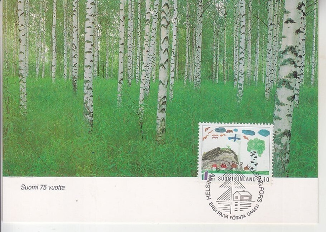 Maksimikortti 1992 itsenäisyys.